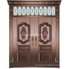 South Africa Hot Sale Security Steel Copper Glass Door (W-GB-05)